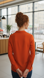 Orange shirt