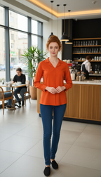 Orange shirt