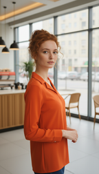 Orange shirt