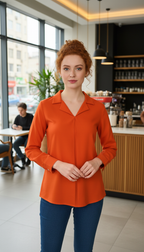 Orange shirt